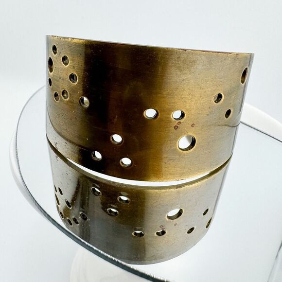 Vintage Scout Zodiac Gemini Cuff Bracelet Astrological Signed Heroine Retro - Picture 7 of 12